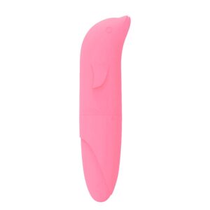 Vibrador Golfinho Aveludado Rosa