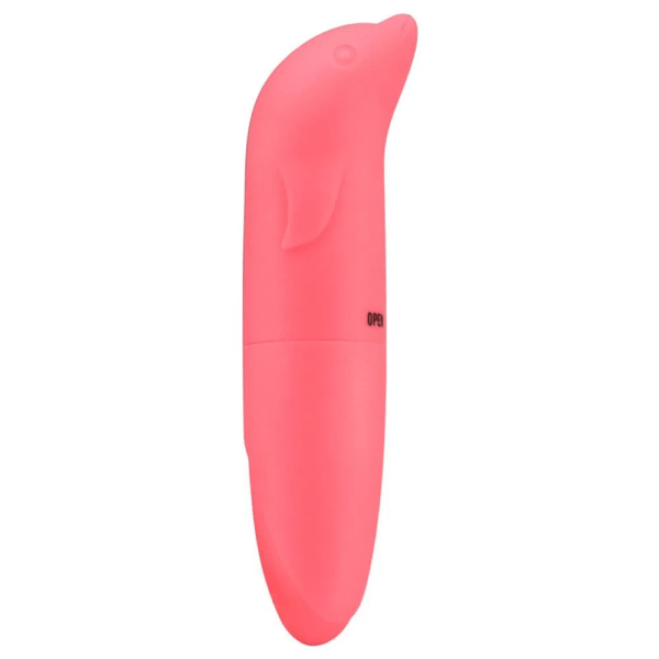 Vibrador Golfinho Aveludado Rosa