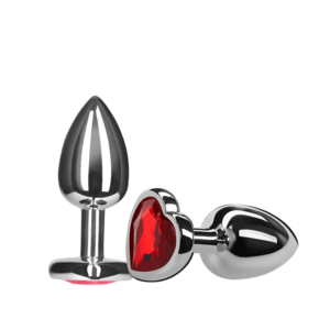 Plug De Coração P Vermelho