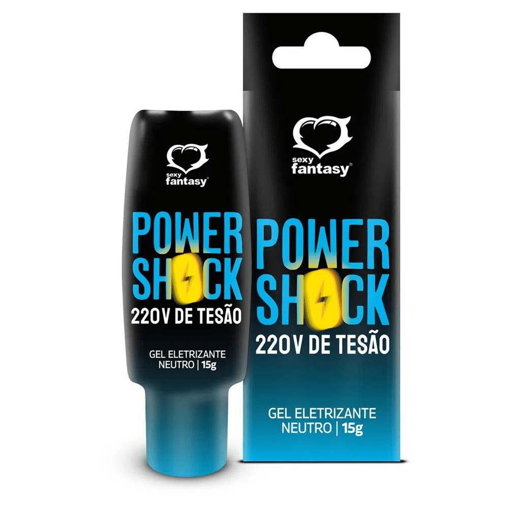 Gel Eletrizante Power Shock 220V De Tesão 15g