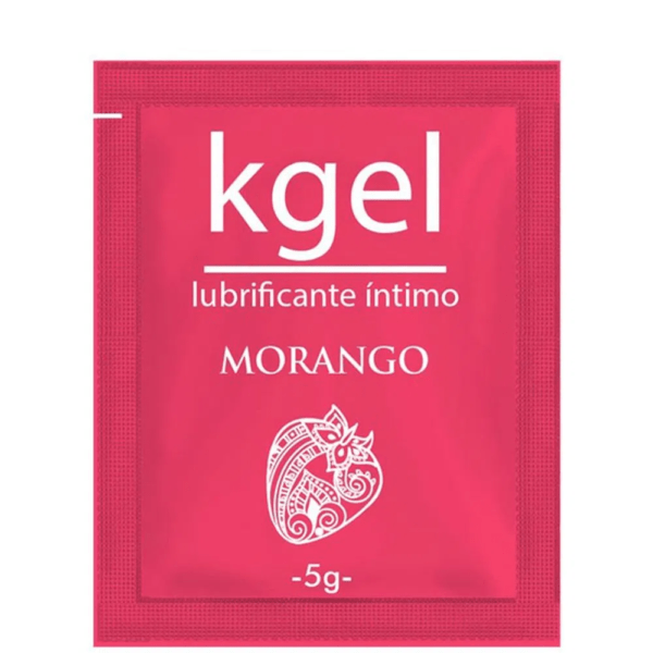 Lubrificante K-Gel Morango Sachê 5G