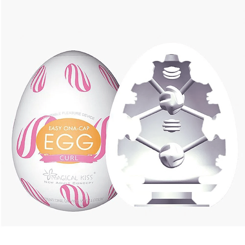 Egg Curl Easy Ona Cap Masturbador Com Texturas Internas