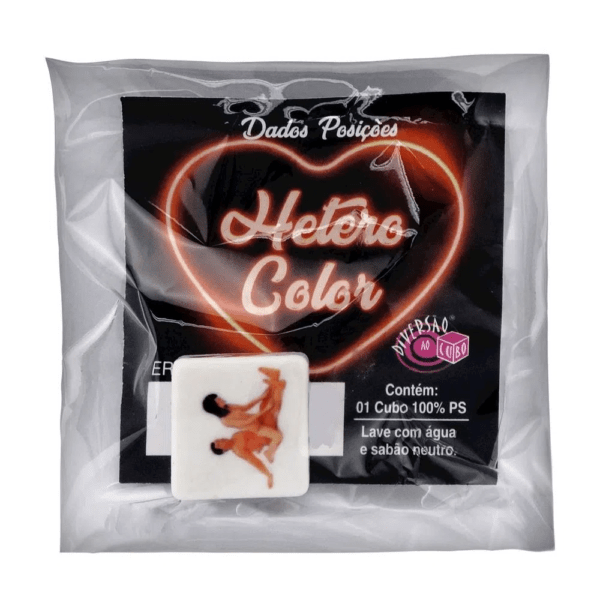 Dado Hétero Color Posições Diversão Ao Cubo - Imagem 2