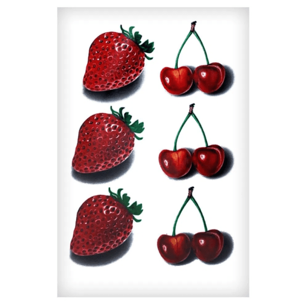 Tatuagem De Fruta Sexy Temporária