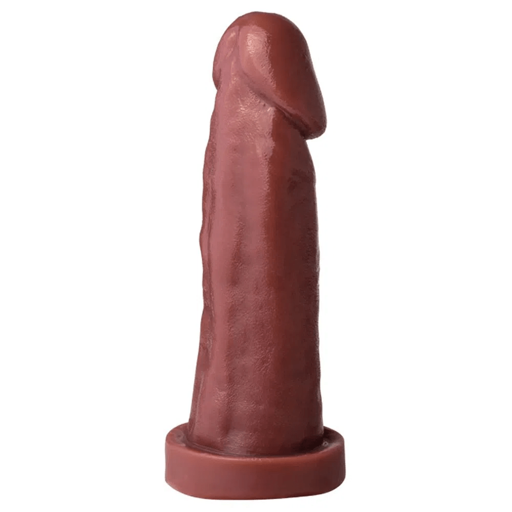 Prótese Ultra Realística Maciça Lisa 17 x 4,5 Chocolate