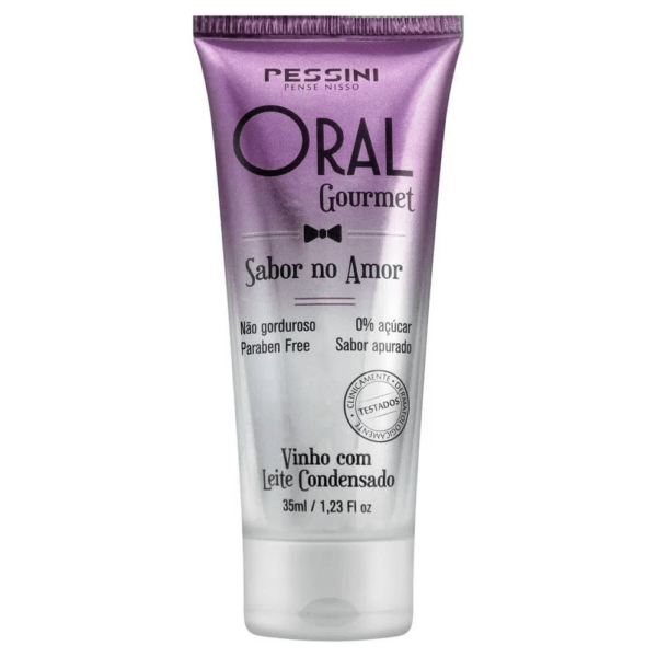 Gel Beijavel Oral Gourmet Vinho Com Leite Condensado 45G