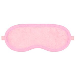 Máscara Venda Olhos Em Pelúcia Rosa